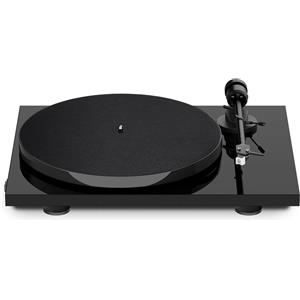 Pro-Ject Giradischi E1 Standard Nero - Plug & Play, Entry Level, a Cinghia, 33/45 giri