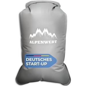 ALPENWERT® Sacco a pompa, materassino isolante, valvola Ø 12 mm, volume 7,5 l, ultraleggero e compatto, per sacco a pelo e materassini, perfetto per campeggio e attività all'aperto