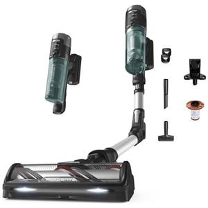 ROWENTA - Scopa Ricaricabile Senza Sacco Potenza 150 AW Colore Alluminio Verde