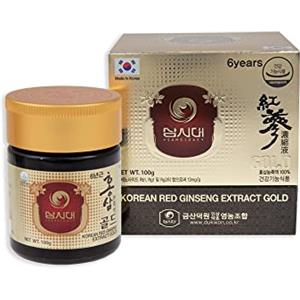 SAMSIDAE - Estratto Gold di Ginseng Rosso Coreano, Massima Concentrazione in Ginsenósidi 13 mg/g, Radici di 6 Anni, Qualità Superiore, Trattamento di 3 Mesi, 100g