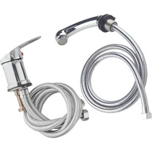 wenyouya Rubinetto miscelatore per parrucchiere con doccetta cromata soffione doccia tubo flessibile salone parrucchiere lavandino lavabo per shampoo letto