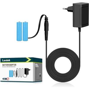 Lenink adattatore batteria 3 V, sostituisce 2 batterie AA. Compatibile con termostati intelligenti Bosch, Homematic IP, Eve Thermo, TP-Link Kasa e altri. Ideale anche per decorazioni natalizie