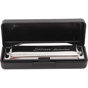 Fafeicy Armonica a Chiave G, Armonica a Bocca con Piastra in Rame da 10 Fori e 20 Toni per Bambini, Strumento Musicale Portatile per Principianti