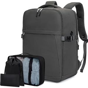 Lossga Zaino da Viaggio Aereo Bagaglio a Mano per EasyJet 45x36x20 Zaino Aereo Cabina con Gestore Bagagli Borsa da Viaggio con Scomparto Computer