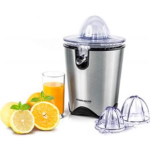 Rommelsbacher EXPRIMIDOR ELÃ‰CTRICO ROMMELSBACHER ZP 60/E NEGRO, ACERO INOXIDABLE 100 W