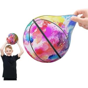 Generico Basket Silenzioso | Palloni Da Basket Indoor Silenziosi | Pallacanestro In Schiuma Per Bambini | Adatto A Varie Attività Indoor, Può Dribblare La Palla A Casa Senza Disturbare Nessuno