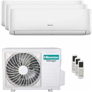 Hisense Condizionatore Hisense Hi-Comfort 2025 trial split 7000+7000+7000 BTU inverter A++ wifi unità esterna 5.5 kW 3AMW52U4RJC/CF20YR4BG_3