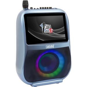 GIOCHI PREZIOSI Canta Tu Karaoke PRO Blu Microfono Wireless Effetti Vocali e Display Touch