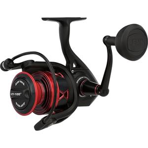 Penn Fierce IV Saltwater Spinning Reel - Mulinello da pesca in mare versatile per barca, Kayak, Riva, Spinning, Jigging, Surf ed un uso all-roud,nero/rosso, 5000
