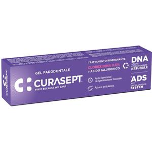Curasept Gel Parodontale Rigenerante 30ml - Clorexidina 0.5%, Acido Ialuronico, Trattamento Idratante