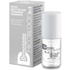 Dermovitamina Micoblock 3in1 - Smalto Idratante e Traspirante per Unghie, 5ml