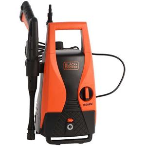 BLACK DECKER Idropulitrice PW1450TD-QS 1400W, 105 bar, 330 l/h, Autoadescante con Avvolgitubo e Ruote