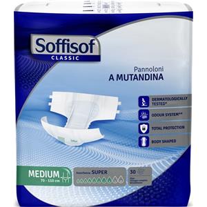 Soffisof Classic Super Pannolone Mutandina L 30 Pezzi - Comfort e Sicurezza per Incontinenza