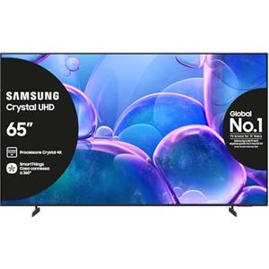 Samsung Crystal UHD 4K Smart TV 65'' UE65U7000FUXZT, Crystal 4K Processor, HDR, Smart Experience, OTS Lite & Adaptive Sound, Metal Stream Design, 2025