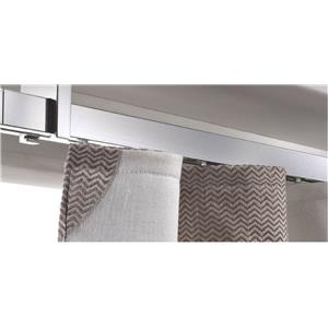 TENDEEVOLUTION Binario Tenda Soffitto Curvo o Quadro in Alluminio Personalizzabile - Completo di Accessori, Lunghezza 190CM o 200CM