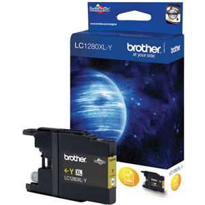 Brother LC1280XLY Cartuccia d'Inchiostro Originale Giallo Alta Capacità (XL) - 1200 Pagine