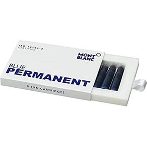 Montblanc INK CART PERMANENT BLUE 1PACK=8CART PF marca