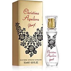 Christina Aguilera Glam X Eau de Parfum, Profumo Femminile, Seducente e Sensuale, Fragranza Floreale Donna, 15 ml