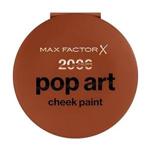 Max Factor 2000 Calorie Pop Art Cheek Paint, 30 Tone, Blush, Formula da crema a polvere, Opaco, Finish sfumato, Alto impatto, Modulabile, 5g