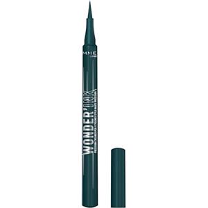 Rimmel London Rimmel Wonder Ink - Eyeliner liquido di precisione 004 Velvet Ivy, impermeabile, a prova di sbavature, a lunga durata, formula altamente pigmentata, finitura opaca, punta in feltro morbido