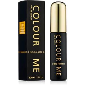 COLOUR ME Gold Femme Profumo da donna, Eau de Parfum 50 ml, Fragranza di lusso - Profumo da donna, persistente Profumi di Milton-Lloyd