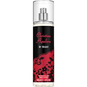 Christina Aguilera, By Night Fine Fragrance Mist, Profumo Spray per Donna, con Fiore di Pesco, Note Floreali, Orientali e Fruttate, Profumo per Donna, 236 ml