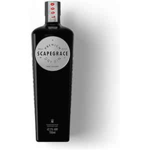 SCAPEGRACE Classic 42.2% - Premium Dry Gin - Serie limitata - Distillato con acqua di ghiacciaio - 700 ml