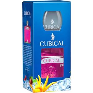 Cubical (Williams & Humbert) CUBICAL Gin Kiss Special Pack + bicchiere logato Cubical Gin