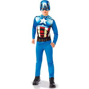 Rubie's Rubies Marvel ufficiale - Costume da supereroe per bambini, ingresso di gamma, taglia 3-10 anni a scelta, costume con tuta Hulk, Spiderman, Capitan America, Iron Man, Thor
