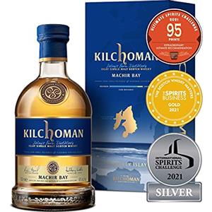 Kilchoman Machir Bay Whiskey - Single Malt Scotch Whisky Maturato in Botti di Bourbon e Sherry, 46%, Bottiglia in Vetro da 70cl
