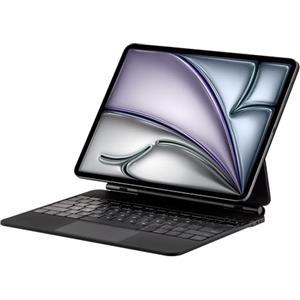 Seagtigau Magic Keyboard Case per iPad Pro 12,9 pollici (3° 4° 5° 6° generazione) e iPad Air 13 (M3/M2, 2025/2024), tastiera magnetica con trackpad Multi-Touch illuminato, ultra sottile