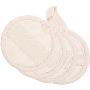 SAFIGLE 4pezzi Spugna Luffa Per Doccia Spugna Luffa Per Bagno Scrub Per Corpo Esfoliante Naturale in Fibre Pulizia Profonda e Lenitiva Per Bagno e Doccia Portatile e Facile Usare