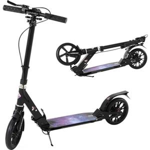 ISE Monopattino per Adulti e Bambini, Monopattino a Spinta Pieghevole Regolabile Scooter per Ragazzo Ragazza