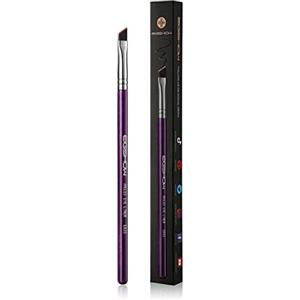 EIGSHOW Pennello per eyeliner ad angolo fine Pro Precision Eye Liner Pennello da trucco Ultra sottile inclinato angolo piatto Qualità premium Cruelty free (viola)