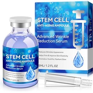 ReliCo Siero di cellule staminali per faccia, antiinvecchiamento, antirughe, le cellule staminali rafforzano e umidificano la pelle, stimolano il collagene e producono rughe testarde lische, 1.2Fl Oz