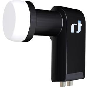 Inverto Black Ultra Twin HGLN 40mm LNB (diametro feed 40 mm) per ricevitori satellitari analogici e digitali, colore: Nero