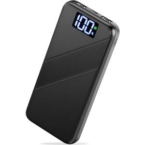 WKNENE Power Bank, 10000mAh Ultra Sottile & Leggero PD 22.5W Ricarica Rapida Powerbank, USB C Caricatore Portatile Con LED Display Batteria Esterna per iPhone 16 15 14 13 12 Pro Max Samsung Xiaomi etc