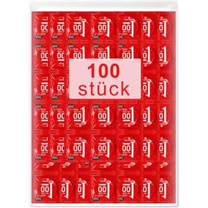 Luyuttn Preservativi Confezione da 100 Pezzi - Preservativi Extra Sottili per Sensazioni Intense Durante i Rapporti Sessuali-Larghezza 53 mm-Preservativi per Uomo