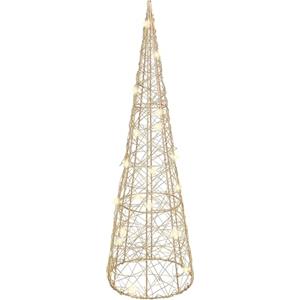 Flair Flower Piramide natalizia, 45 cm, a forma di piramide a LED, per Natale, albero di Natale, albero di Natale, coni luminosi, decorazione natalizia