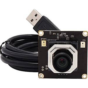 Svpro Autofocus 4K USB Camera Module con microfono, Ultra HD Mini USB Camera Board con 100 Degree Wide Angle senza distorsione, fotocamera USB con sensore IMX415 per Windows Mac Linux Android