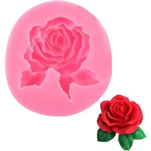Duokon Stampi in Silicone, Stampi di Rosa 3D Fiore di Fondente Stampi per Sapone, per lo Zucchero della Caramella di Gelatina del Cioccolato della Torta del Fondente della Decorazione