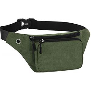 HAWEE Elegante Marsupio Sportivo Cintura Corsa Leggero Unisex Marsupio Corsa Multicolor Esecuzione Pouch con Cintura Regolabile e Jack per Cuffie per Uomo Donna Corsa Jogging Ciclismo Escursionismo