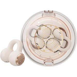 ZOMBIES CAT Cuffie Bluetooth Open Ear Auricolari Bluetooth 5.3 60H Playback cuffie sport stereo con bassi profondi Effetti di luce esclusivi cuffie senza filo per iOS Android, B3 Bianco