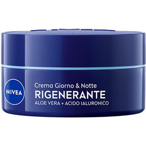 NIVEA Crema Giorno & Notte Rigenerante 50 ml - Crema Idratante Viso con Aloe Vera e Acido Ialuronico per 24h di Idratazione