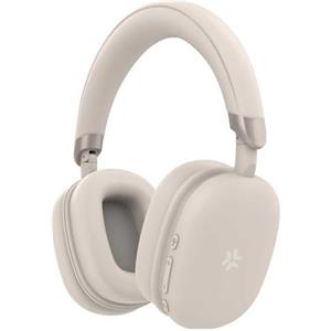 Celly SOUNDBEATWH Cuffie Over-Ear Wireless con Microfono, Cancellazione del Rumore ANC & ENC, Design Pieghevole, 36 Ore di Riproduzione, Colore Bianco