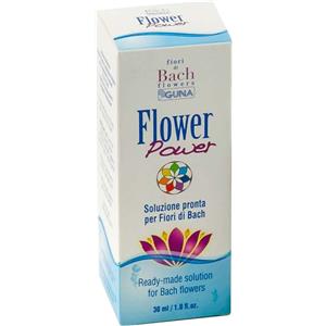 GUNA SpA Flower Power Soluzione Pronta Fiori di Bach 30ml - Soluzione Idroalcolica Senza Glutine