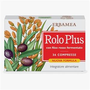 Erbamea Rolo Plus - Integratore per il Metabolismo dei Lipidi con Riso Rosso Fermentato e Antiossidanti - 36 Compresse