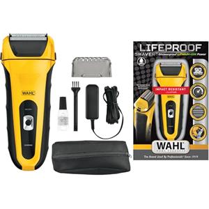 Wahl Lifeproof Foil Shaver, Rasoio da uomo, Rasoi elettrici per uomini, Rasatura barba, Rasoio viso, Lamina flessibile, Trimmer di precisione, Impermeabile, Facile da pulire, Funzione di blocco da