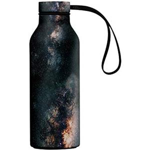 con-tatto Bottle Bottiglia termica con 3 Pareti in Acciaio e Rame - Bevande fredde per 25 ore e calde per 15 ore - Fascia e Tappo Sport Lid inclusi! (Milky Way)