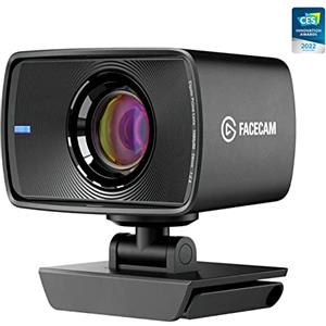 Elgato Facecam - Webcam Full HD 1080p60 per streaming live, gaming, videochiamate, sensore Sony, correzione avanzata della luce, controllo stile DSLR, funziona con OBS, Zoom, Teams e altro, per PC/Mac